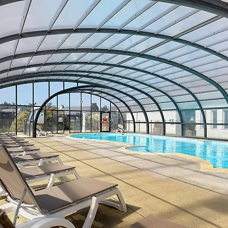 Ferienhaus Mobil-home Grand Confort 2 Chambres, Proche Plage, 4 Pers., Piscine Chauffée, Parking, Wi-fi Gratuit - Fr-1-361a-86 Jullouville-les-Pins